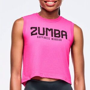 Zumba Fitness Women's Pink Sleeveless Top